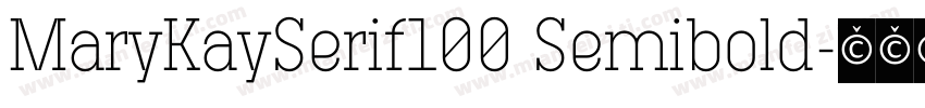 MaryKaySerif100 Semibold字体转换